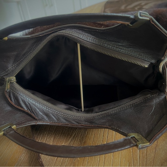 SOLD; EXCELLENT NATURAL RICH RANCH MINK FUR HANDBAG  HIDDEN HAND MUFF LEATHER - Picture 4 of 11